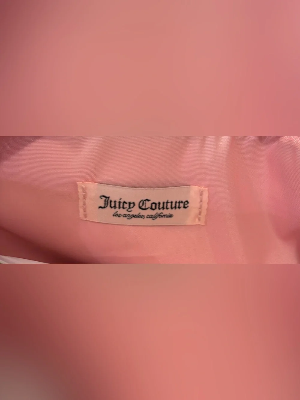 Juicy Couture Gold Fringe Cosmetic Bag NWT